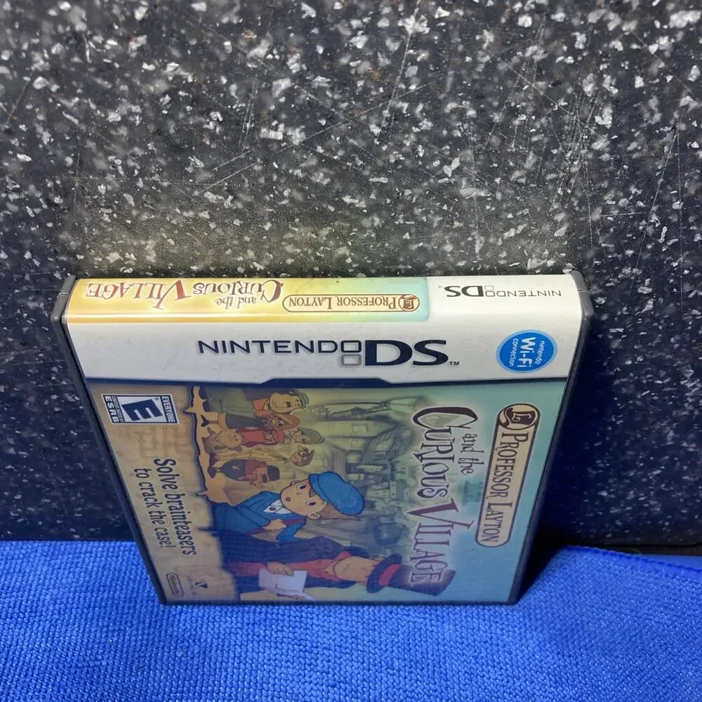 Case And Manual Only For Professor Layton Curious Village Nintendo DS